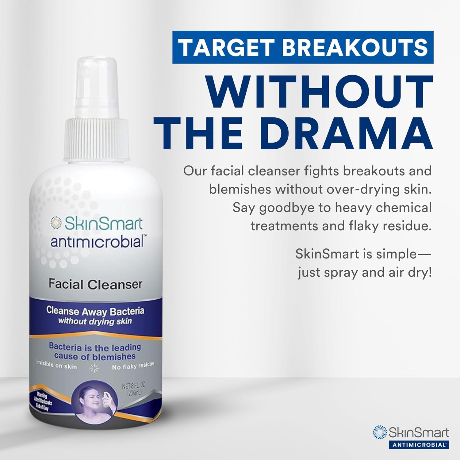 Hypochlorous Acid Facial Cleanser Spray for Breakouts