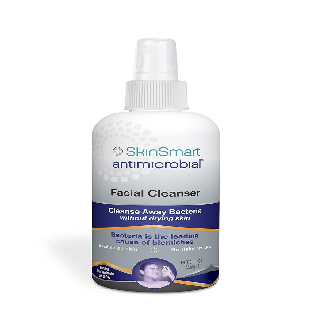 Facial Cleanser for Breakouts & Blemishes; Hypochlorous Acid Formula Targets Bacteria to Reduce Skin Irritation and Flush Pores Clean, 8 Oz Spray, All Ages & All Skin Types