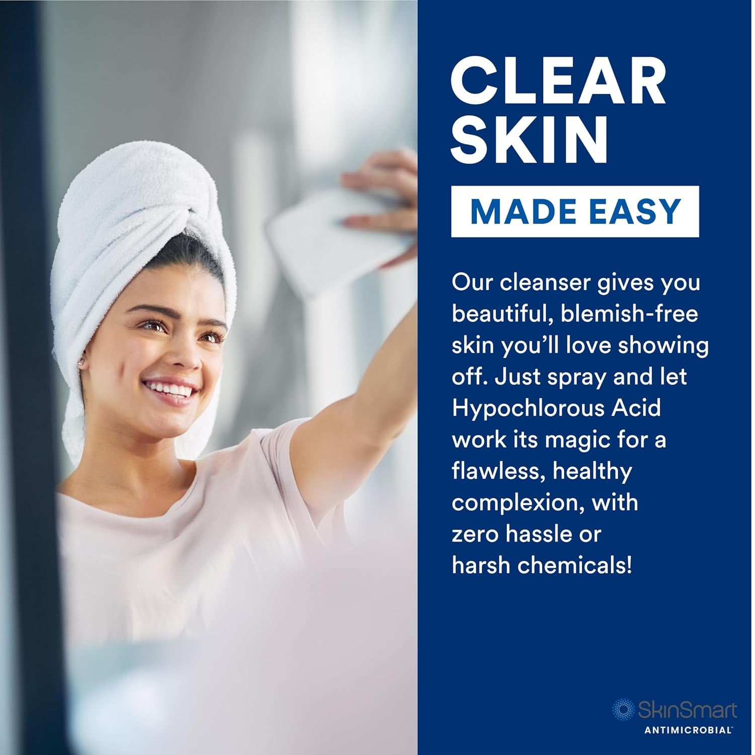 Hypochlorous Acid Facial Cleanser Spray for Breakouts